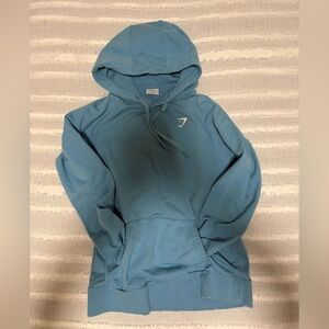 Sz sm Gymshark Dusty Blue Hooded Pullover